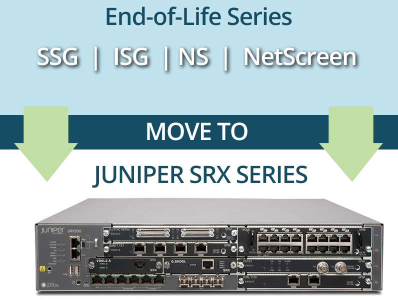پایان خرید ، فروش و پشتیبانی از لایسنس محصولات Juniper سری ISG و SSG